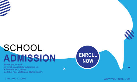 Back to school social media template vectorのイラスト素材