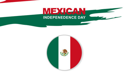 Mexican independence day bcackground vectorのイラスト素材