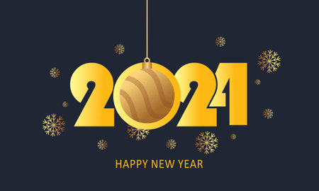 Greeting card Happy New Year 2024 celebration eveningのイラスト素材