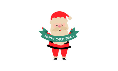 Santa claus characters collection vectorのイラスト素材