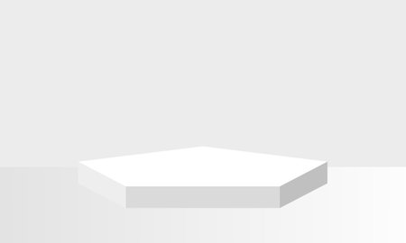 Realistic 3d cylinder pedestal podium. Product display presentationのイラスト素材