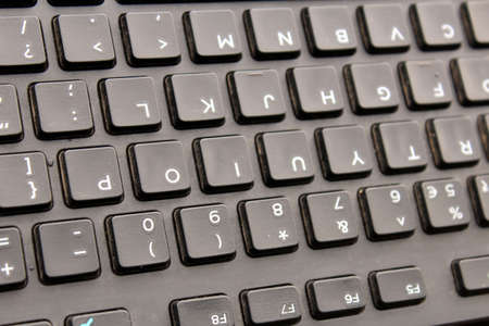 a black color computer keyboard