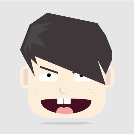 Pervert Boy Illustrationのイラスト素材