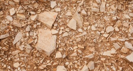 Decorative floor texture with gravel stones
