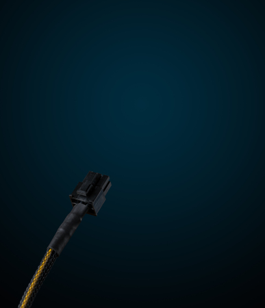 Electric cable with empty spaceの写真素材