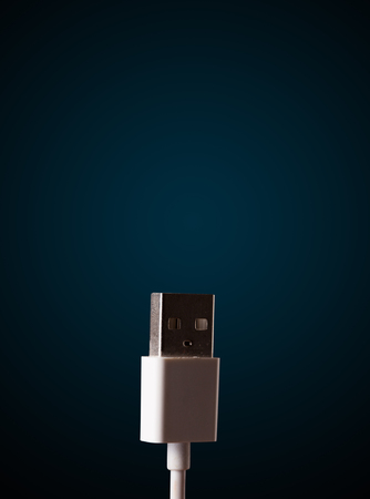 Electric cable with empty spaceの写真素材