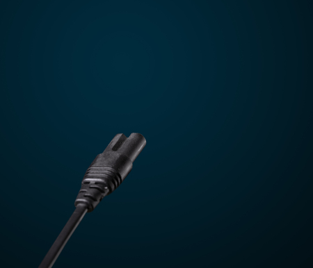 Electric cable with empty spaceの写真素材