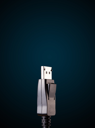 Electric cable with empty spaceの写真素材