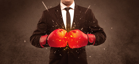 Breaking with boxingの写真素材