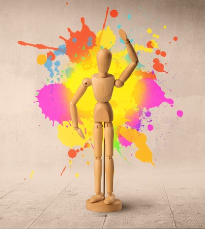 Wooden mannequinの写真素材