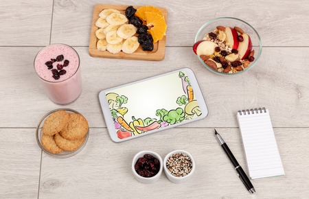 Healthy food compositionの写真素材