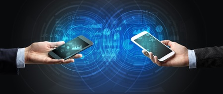 smartphones syncing business data