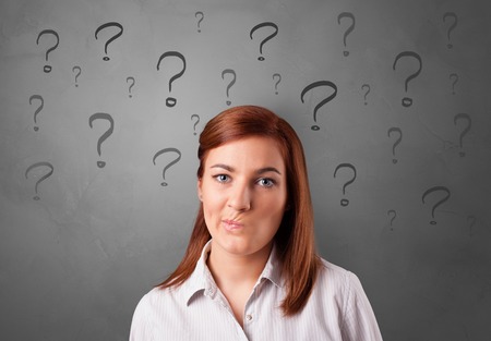 Person with question concept