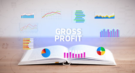 open book, business concept concept conceptの写真素材
