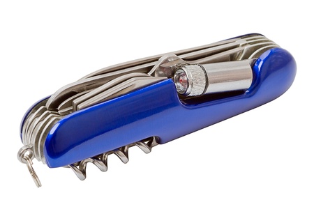 Work tool penknife isolated on white background の写真素材