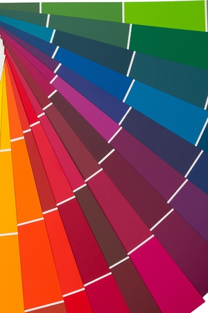 Detail of RAL color chartの写真素材