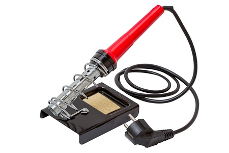 Soldering Station isolated on a white background. の写真素材