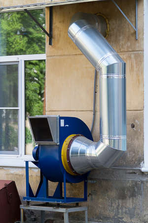 Powerful exhaust ventilation system for the premisesの写真素材