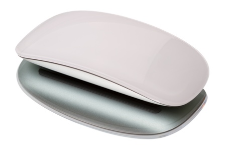Wireless Mouse isolated on white background.の写真素材