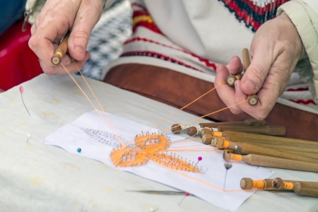 Ð¡lose-up of a senior womanの写真素材