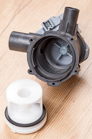 New pump for washing machine and dishwasherの写真素材