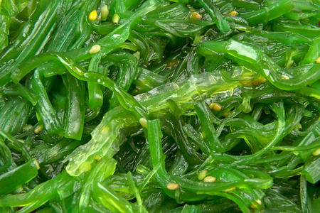 Chuka Seaweed Salad. Food backgroundの写真素材