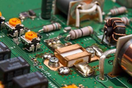 Output transistor power amplifier. Technological backgroundの写真素材