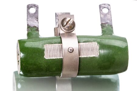 Powerful Variable resistor isolated on white backgroundの写真素材