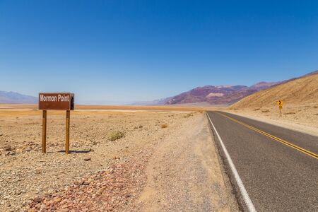 The natural beauty of the Desert Hills. Jubilee Pass Road to Death Valley National Park. California, USA.の写真素材