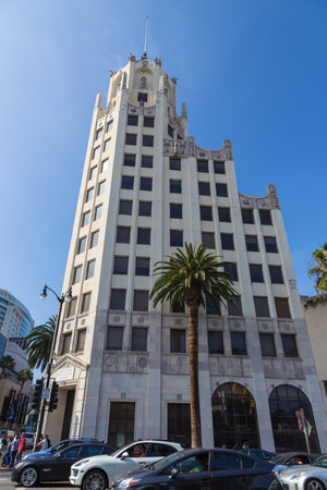 Los Angeles, Hollywood, USA- 10 June 2015: The Hollywood Museum with a collection of memorabilia from American film and television history, in the historic Max Factor Building on Highland Avenueのeditorial素材