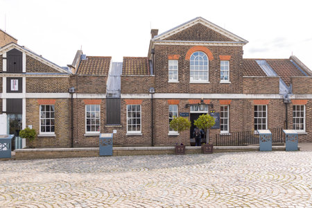 UK, London - 05 April 2019: Royal Observatory, Greenwich, situated on a hill in Greenwich Park in...