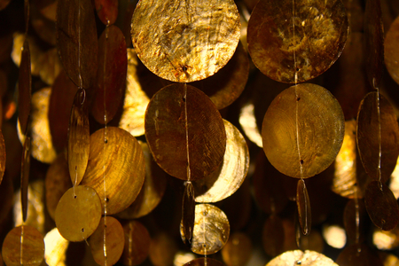 Gold Wind Chimesの写真素材