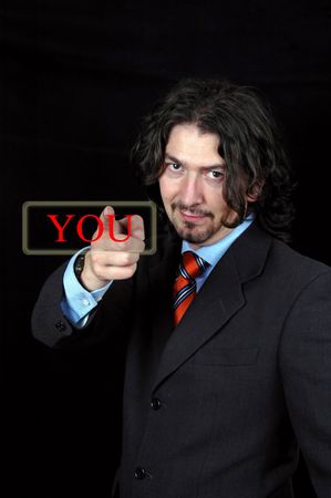 thumb up manの写真素材