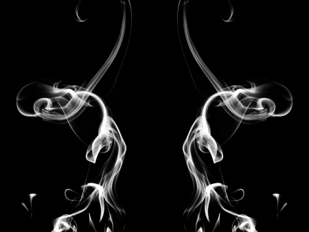 smoke art drawingの写真素材
