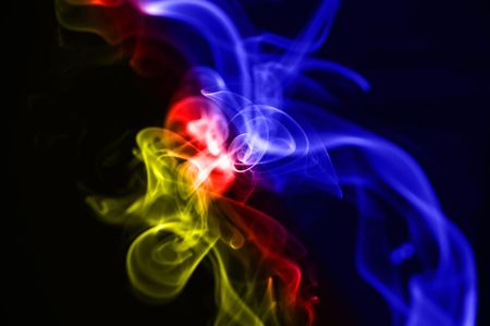 smoke art drawingの写真素材