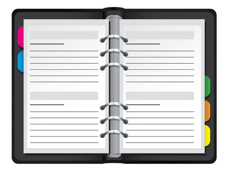 Organiser vector illustration Organiser vector illustration