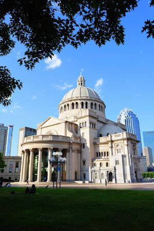 The First Church of Christ Scientist in Christian Science Plaza in Bostonの写真素材