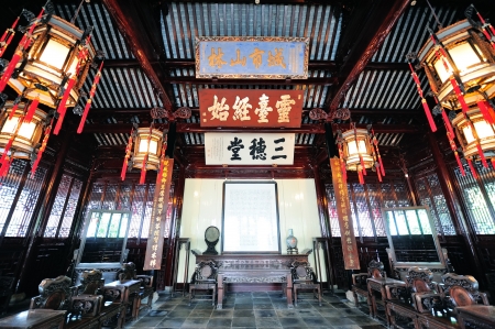 Old architecture interior in Shanghaiのeditorial素材