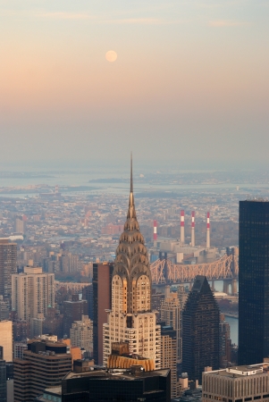 NEW YORK CITY, NY - NOV 20: The Chrysler Building is an Art Deco skyscraper and was the world's tallest building for 11 months. November 20, 2011 in Manhattan, New York City. のeditorial素材