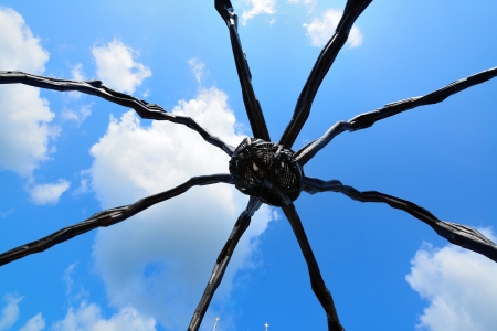 Ottawa, CANADA - SEP 8: Spider sculpture of National Gallery of Canada on September 8, 2012 in Ottawa, Canada. Among the large collections, the Canadian collection is the most comprehensive in Canada.のeditorial素材