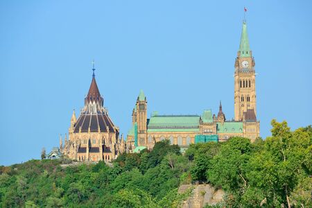 Ottawa city historical urban architectureの写真素材
