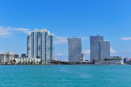 Urban city architecture. Miami downtown in the day.の写真素材
