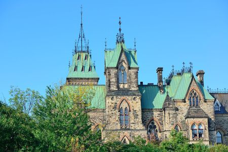 Ottawa city historical urban architectureの写真素材