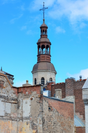 Old buildings in Quebec Cityの写真素材