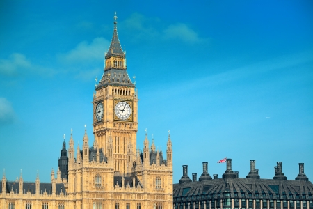 Big Ben and House of Parliament in London.の写真素材