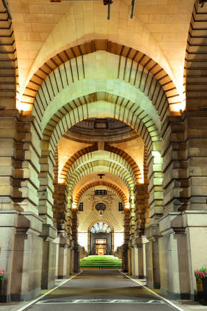 Historical buildings in London with patternのeditorial素材