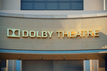 Los Angeles, CA - MAY 18: Hollywood Dolby Theatre interior on May 18, 2014 in Los Angeles. Started as a small community, it evolved into the home of world famous film industryのeditorial素材