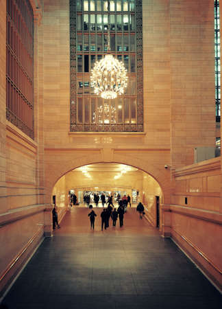 NEW YORK CITY, NY - AUG 8: Grand Central interior on August 8, 2014 in Manhattan, New York City. It is the second busiest station of the New York City Subway system with 42M passengers.のeditorial素材