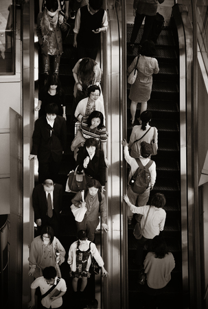 TOKYO, JAPAN - MAY 13: Street view on May 13, 2013 in Tokyo. Tokyo is the capital of Japan and the most populous metropolitan area in the worldのeditorial素材