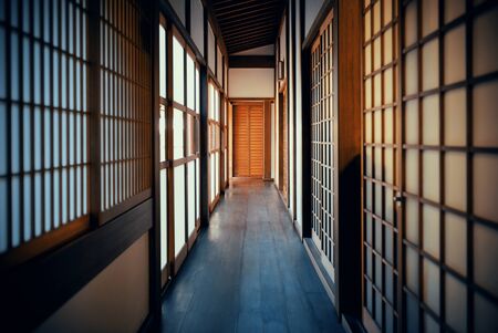 Traditional house in Kyoto in Japan.の写真素材